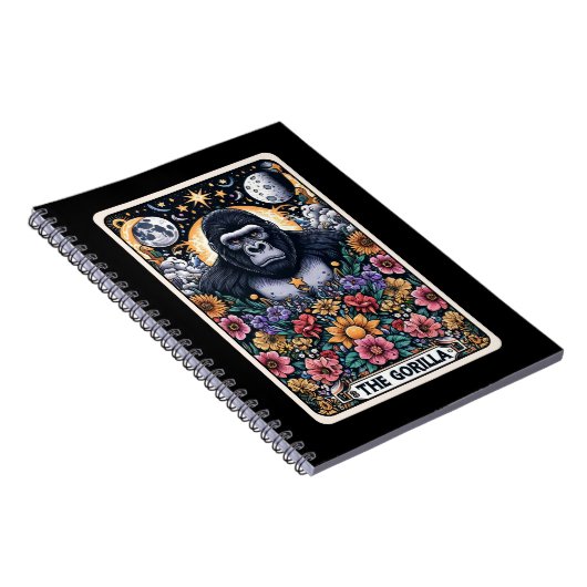 Gorilla Spirit Tarot Card Notebook Notizblock (Rechte Seite)