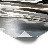 Gorilla Spritzer Parco delle camelie Locarno Pose Fotodruck (Ecke)