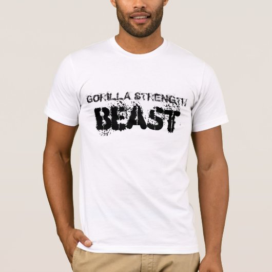 GORILLA-STÄRKEN-TIER-SHIRT T-Shirt (Vorderseite)
