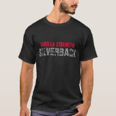 GORILLA-STÄRKESILVERBACKS T-Shirt (Vorderseite)