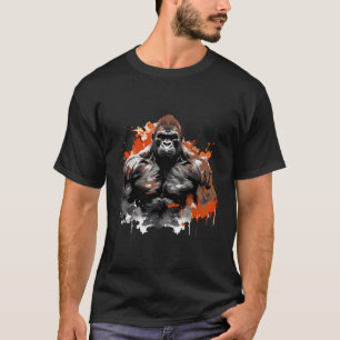 Gorilla Stra Workout Besessmuskeln Fitness Gym T-Shirt