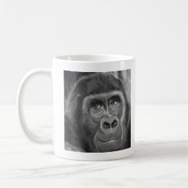 Gorilla sucking fingers MagCup2 指しゃぶりのゴリラマグカップ Kaffeetasse
