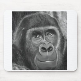 Gorilla sucking fingers MousePad2  指しゃぶりのゴリラトートバッグ Mousepad