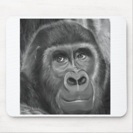 Gorilla sucking fingers MousePad2 指しゃぶりのゴリラトートバッグ Mousepad