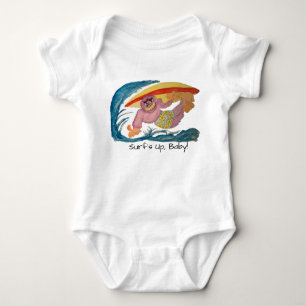 Gorilla Surfer Baby Strampler