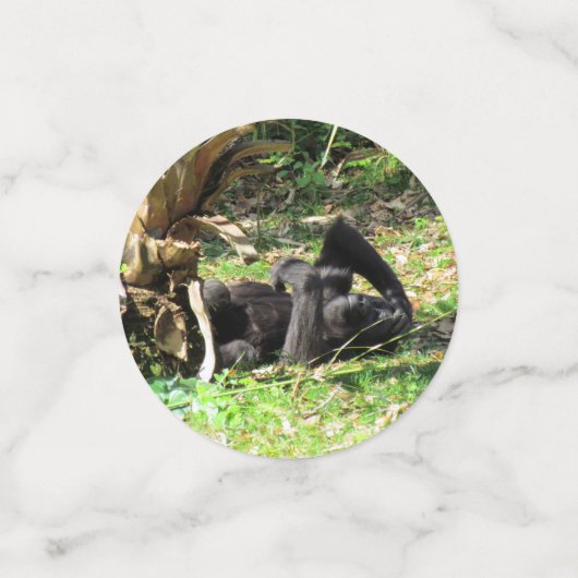 Gorilla Table Confetti Konfetti (Klein Vorderseite)