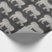 Gorilla-Tafel Geschenkpapier (Ecke)