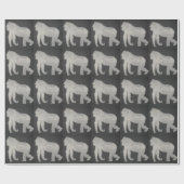 Gorilla-Tafel Geschenkpapier (Flach)