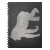 Gorilla-Tafel Notizblock (Vorderseite)