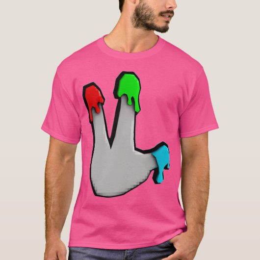 Gorilla Tag Finger-Maler Shirt und Socken (Vorderseite)