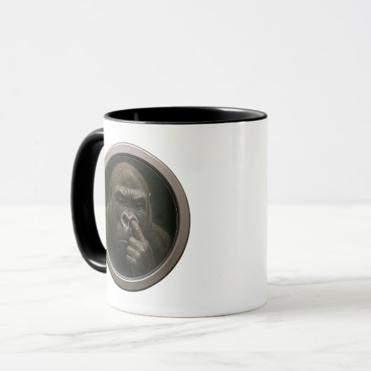 Gorilla Tasse (Vorderseite Links)