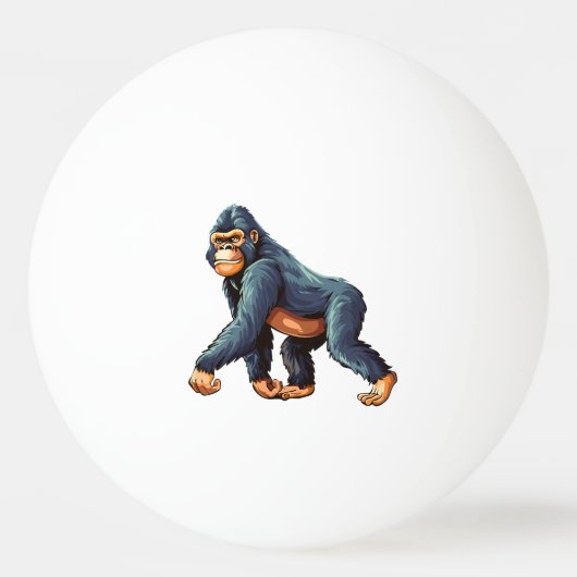 Gorilla Tischtennisball (Vorderseite)