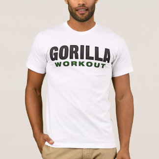 Gorilla-Trainings-Licht-Kleid T-Shirt