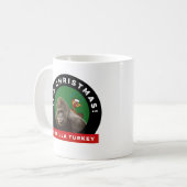 Gorilla Türkei Weihnachtsabend Pub Kaffeetasse (Vorderseite Links)