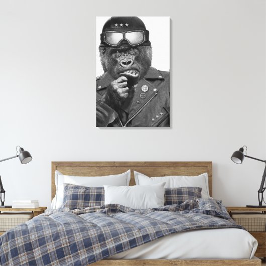 Gorilla Typ Leinwanddruck (Insitu (Schlafzimmer))