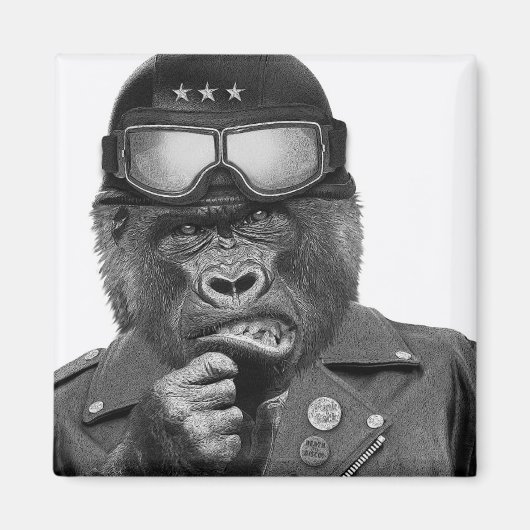 Gorilla Typ Magnet (Vorne)