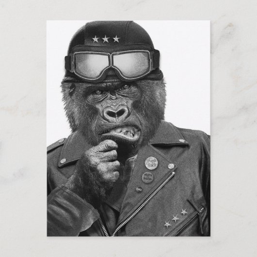 Gorilla Typ Postkarte (Vorderseite)