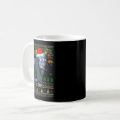 Gorilla Ugly Christmas Sweaters Holiday Santa Cute Kaffeetasse (Vorderseite Links)