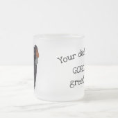 Gorilla und Baby "Großvater" mattierte Tasse (Mittel)