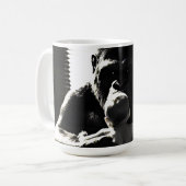 Gorilla und Baby Kaffeetasse (Vorderseite Links)