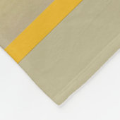 Gorilla und gelbes Gänseblümchen Fleecedecke (Ecke)