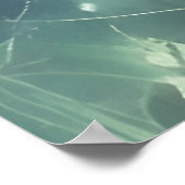 Gorilla und Pflanze Poster (Ecke)