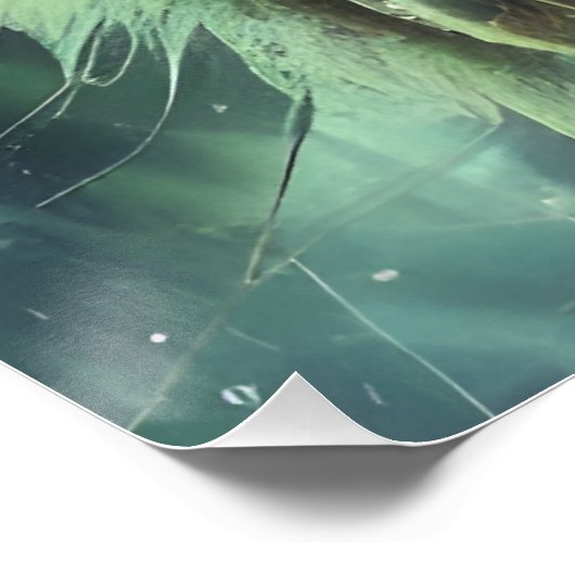 Gorilla und Pflanze Poster (Ecke)