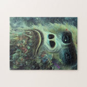 Gorilla und Pflanze Puzzle (Horizontal)