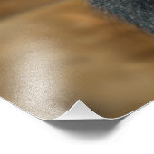 Gorilla und seine Berries Fotodruck (Ecke)