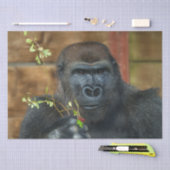 Gorilla und seine Berries Seidenpapier (Handwerk)