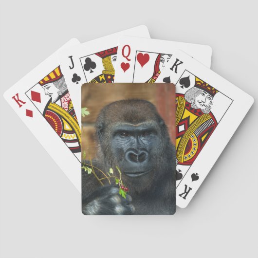 Gorilla und seine Berries Spielkarten (Rückseite)