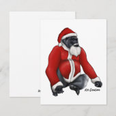 Gorilla - Urlaubskarte Feiertagskarte (Vorne/Hinten)