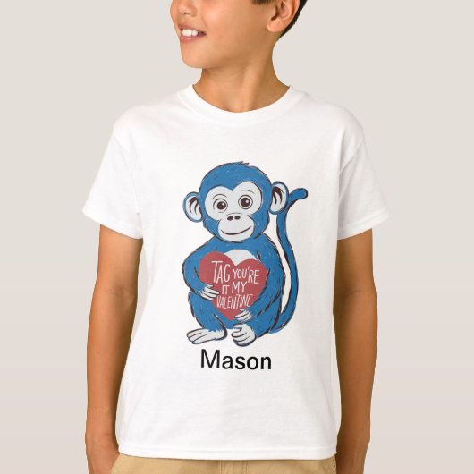 Gorilla Valentines T - Shirt (Vorderseite)