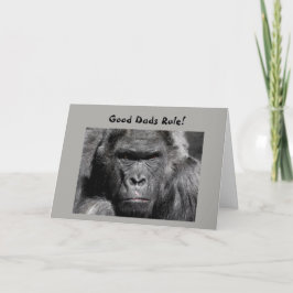 Gorilla, Vatertagskarte Karte