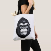 Gorilla Vector Art Animal Modern Urban Graphic Tasche (Von Nahem)