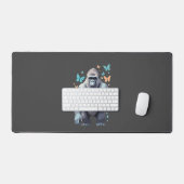 Gorilla Vector Malerei Schöner Spaß Schreibtischunterlage (Tastatur & Maus)
