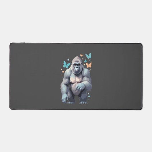 Gorilla Vector Malerei Schöner Spaß Schreibtischunterlage (Vorderseite)