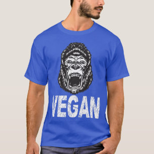 Gorilla Vegan Vegetarian Animal Liebe, essen gesun T-Shirt