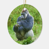 Gorilla-Verzierung Keramik Ornament (Links)
