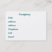 GORILLA VISITENKARTE (Rückseite)