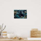 Gorilla Wall Poster, Art Illustration Poster (Küche)