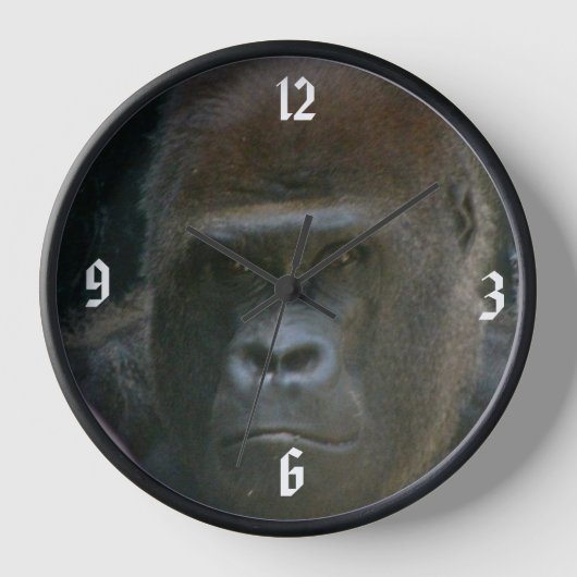 GORILLA Wanduhr (Vorderseite)