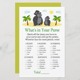 Gorilla Was ist in deinem Handyspiel Babydusche?