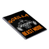 Gorilla WeightHebend Fitness Notizblock (Rechte Seite)