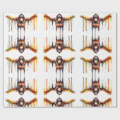 Gorilla Wildlife & Nature Water Color Set Geschenkpapier (Flach)