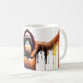 Gorilla Wildlife & Nature Water Color Set Kaffeetasse (VorderseiteRechts)