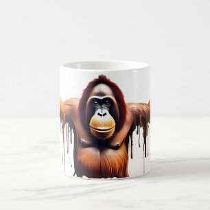 Gorilla Wildlife & Nature Water Color Set Kaffeetasse