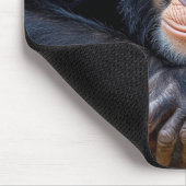 Gorilla Wildtier entspanntes Porträt Mousepad (Ecke)