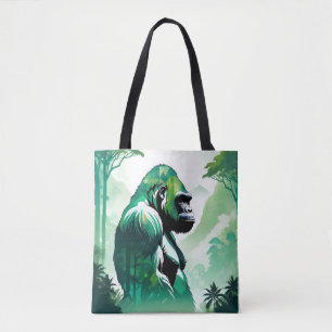 Gorilla Wildtiere Natur Dschungel Tasche