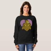 gorilla with heart graphic for men women children sweatshirt (Vorne ganz)